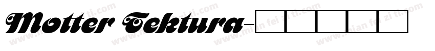 Motter Tektura字体转换